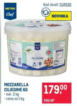Makro MOZZARELLA CILIEGINE 6G nabídka