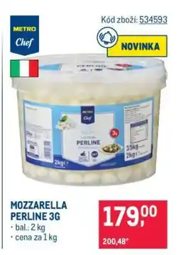 Makro MOZZARELLA PERLINE 3G nabídka