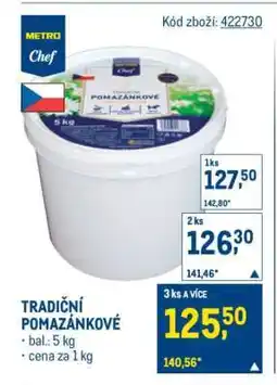 Makro Tradiční pomazánkové nabídka