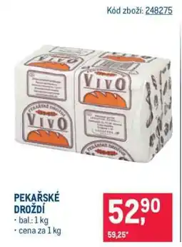 Makro Pekařské droždí nabídka
