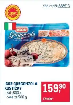 Makro IGOR GORGONZOLA KOSTIČKY nabídka