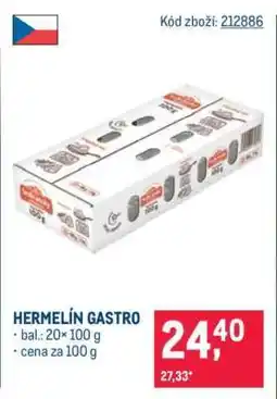 Makro Hermelín gastro nabídka