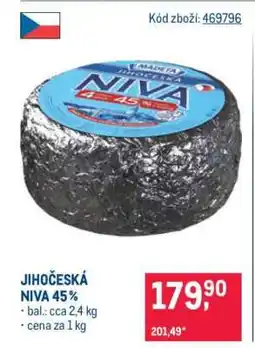 Makro Jihočeská niva 45% nabídka