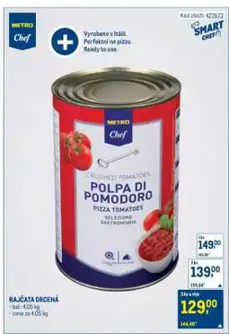 Makro Rajčata drcená nabídka