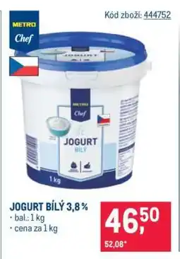 Makro JOGURT BÍLÝ 3,8% nabídka