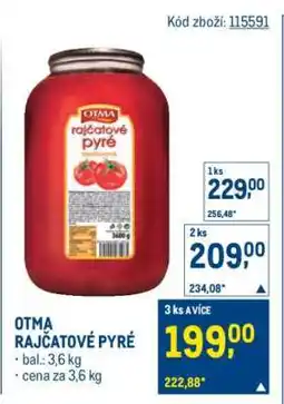 Makro OTMA RAJČATOVÉ PYRÉ nabídka