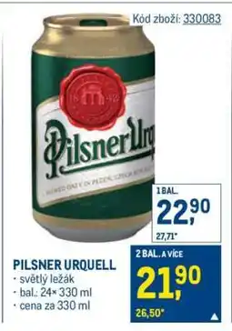 Makro Pilsner Urquell nabídka