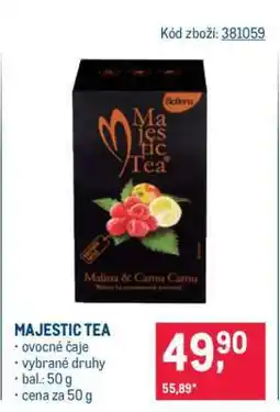 Makro Majestic Tea nabídka