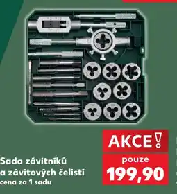 Kaufland Sada závitníků a závitových čelistí nabídka