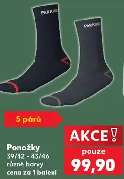 Kaufland Parksid ponožky nabídka
