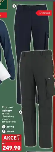 Kaufland Pracovní kalhoty nabídka