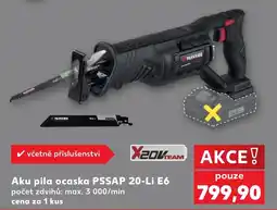Kaufland Parkside aku pila ocaska pssap 20-li e6 nabídka