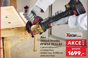 X20K TEAM aku úhlová bruska ppwsa 20-li a1