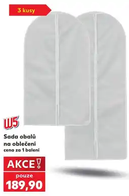 Kaufland W5 Sada obalů na oblečení nabídka