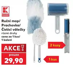 Kaufland Classic ruční mop prachovka čistící válečky nabídka