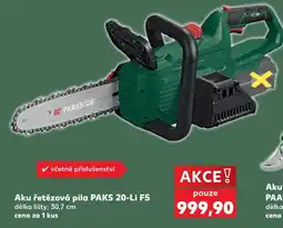 Kaufland Parkside aku řetězová pila paks 20-li f5 nabídka