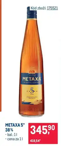Makro Metaxa 5 nabídka