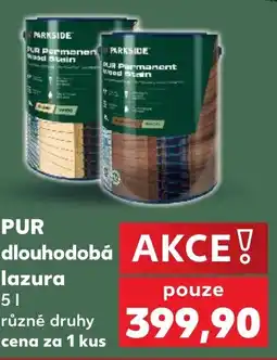 Kaufland Parkside pur permanent wood stain nabídka