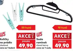 Kaufland W5 Količky na prádlo nabídka