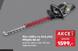 Kaufland Aku nůžky na živý plot PPAHS 40 A1 nabídka
