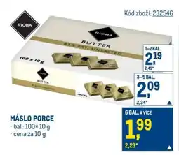 Makro MÁSLO PORCE nabídka