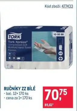 Makro RUČNÍKY ZZ BÍLÉ nabídka
