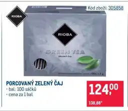 Makro PORCOVANÝ ZELENÝ ČAJ nabídka