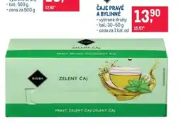 Makro ČAJE PRAVÉ A BYLINNÉ nabídka