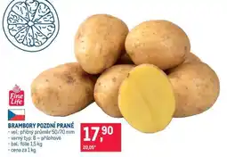Makro BRAMBORY POZDNÍ PRANÉ nabídka