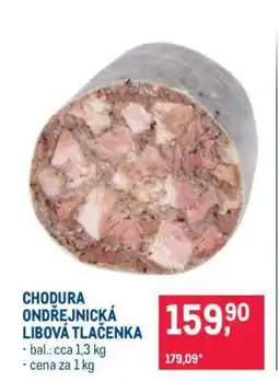 Makro CHODURA ONDŘEJNICKÁ LIBOVÁ TLAČENKA nabídka