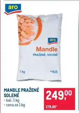 Makro Mandle pražené solené nabídka