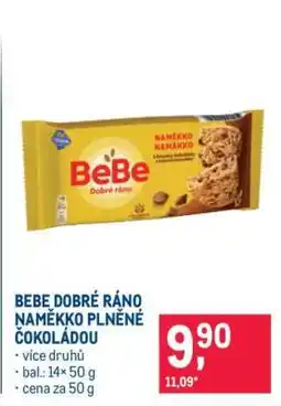 Makro BEBE DOBRÉ RÁNO NAMĚKKO PLNĚNÉ ČOKOLÁDOU nabídka