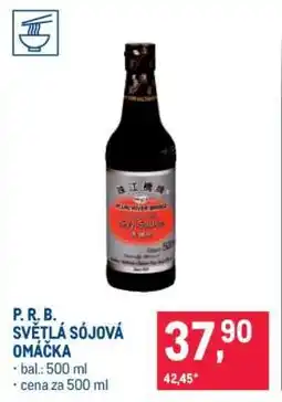 Makro P. R. B. SVĚTLÁ SÓJOVÁ OMÁČKA nabídka