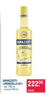 Makro RAMAZZOTTI LIMONCELLO 18 % nabídka