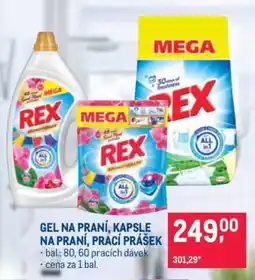 Makro GEL NA PRANÍ, KAPSLE NA PRANÍ, PRACÍ PRÁŠEK nabídka
