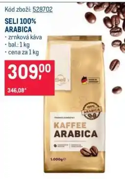 Makro SELI 100% ARABICA nabídka