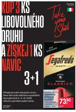 Makro SEGAFREDO ESPRESSO CLASSICO nabídka