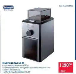 Makro Mlýnek na kávu KG 89 nabídka