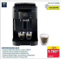 Makro KÁVOVAR ECAM12.121.B nabídka