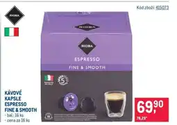 Makro KÁVOVÉ KAPSLE ESPRESSO FINE & SMOOTH nabídka