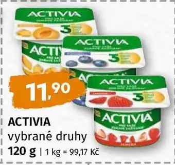 ACTIVIA vybrané druhy