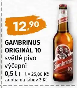 Terno Gambrinus Originál 10 nabídka