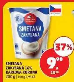 Penny Market SMETANA ZAKYSANÁ 16% KARLOVA KORUNA nabídka
