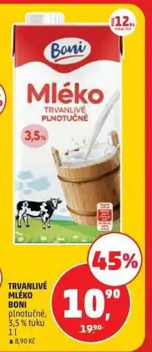 Penny Market TRVANLIVÉ MLÉKO BONI nabídka