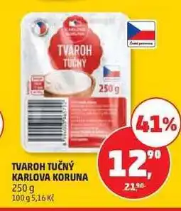 Penny Market Tvaroh tučný Karlova Koruna nabídka