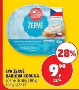 Penny Market Sýr Žervé Karlova Koruna nabídka
