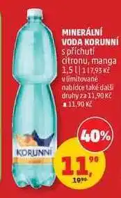 Penny Market MINERÁLNÍ VODA KORUNNÍ nabídka