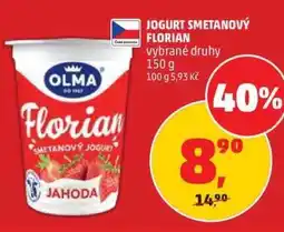 Penny Market JOGURT SMETANOVÝ FLORIAN nabídka