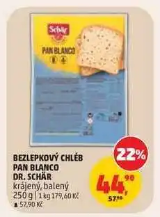 Penny Market Bezlepkový chléb Pan Blanco Dr. Schär nabídka