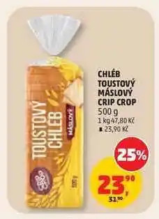 Penny Market Chléb toustový máslový Crip Crop nabídka